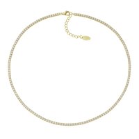 Collana Amen Donna TENNIS MANIA in Argento Zircone CLT2GB - CLT2GB
